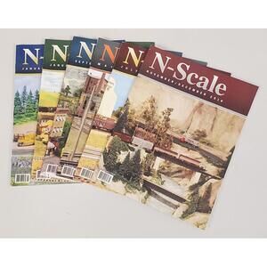 Lot of 5 N-Scale Magazine 2016 – Rare Jan/Feb Double Issue (2 Covers)
